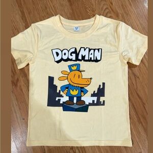 SHEIN Yellow Dog Man Kids T-Shirt